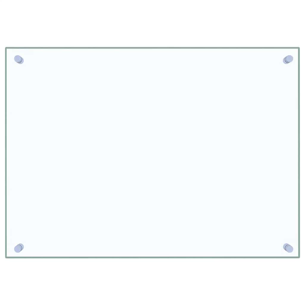 Kitchen Backsplashes 2 pcs Transparent 70x50 cm Tempered Glass